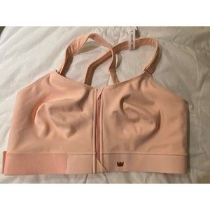 SHEFIT 6Luxe Pink Gold Medium-Impact Adjustable Sports Bra Style: 110003 NEW
